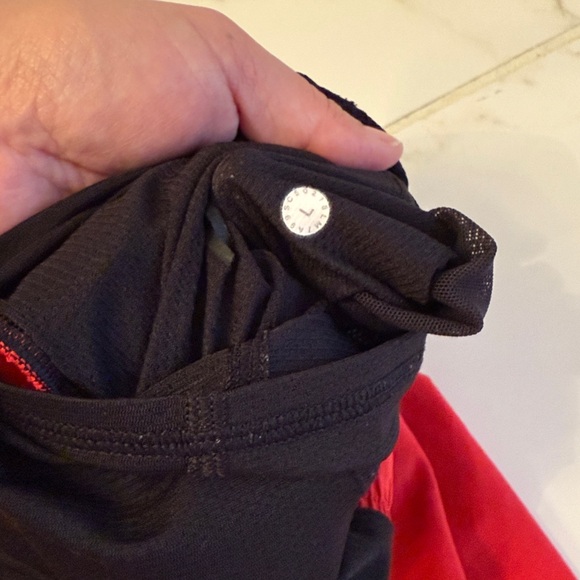 Lululemon Red Men's Athletic Shorts - Picture 6 of 6